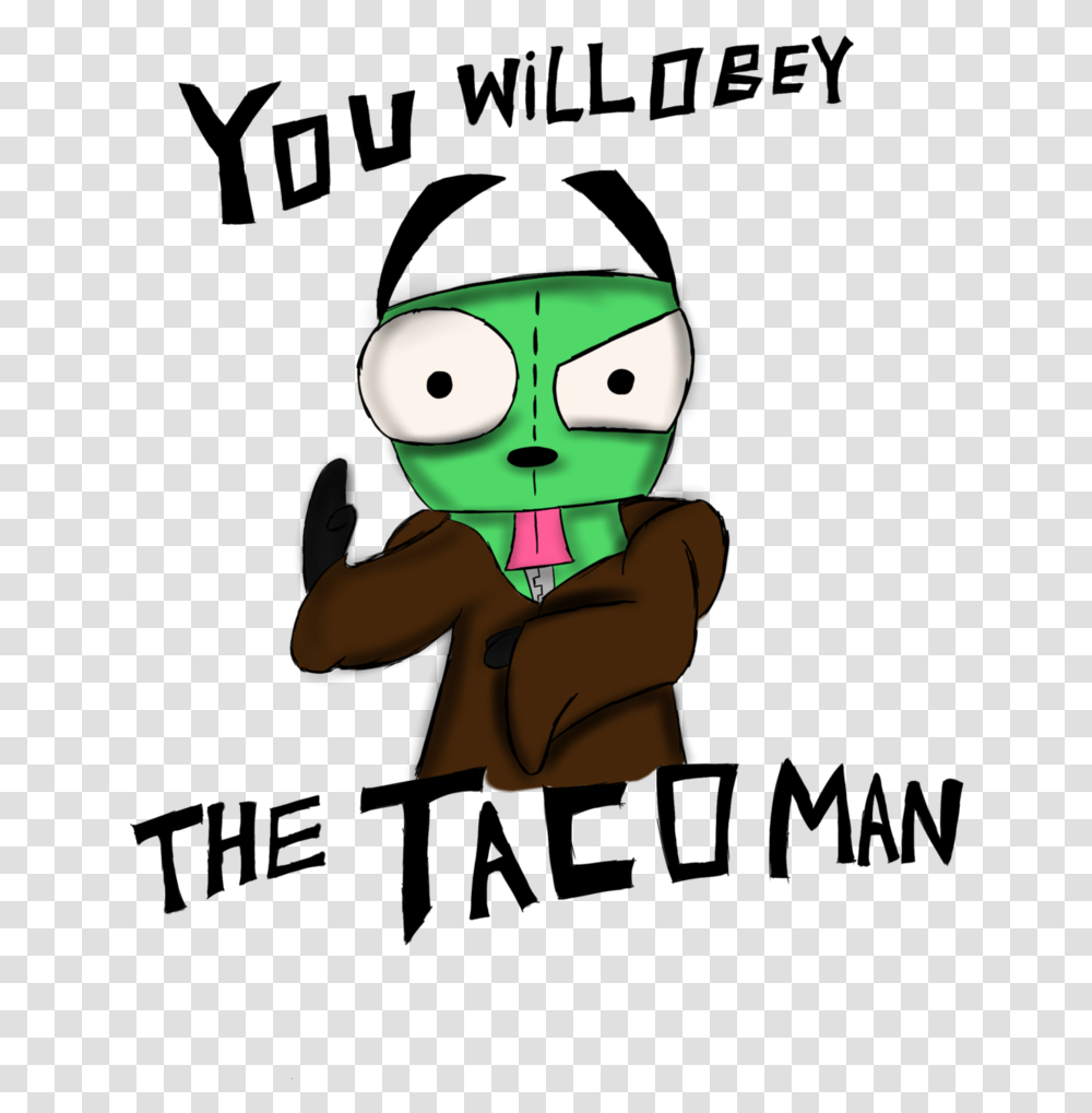 Obey The Taco Man Sketch By, Toy, Head Transparent Png