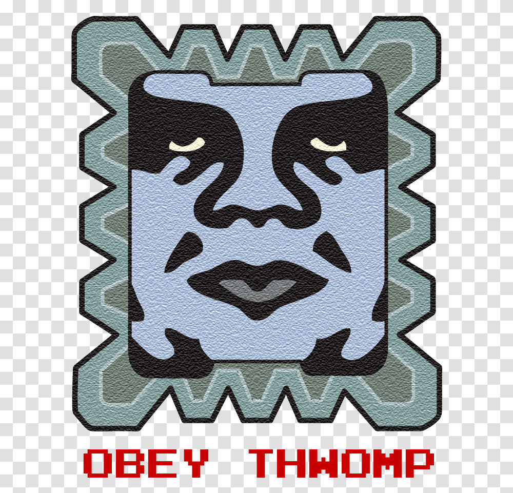 Obey Thwomp Andre The Giant Graphic, Rug, Quilt Transparent Png