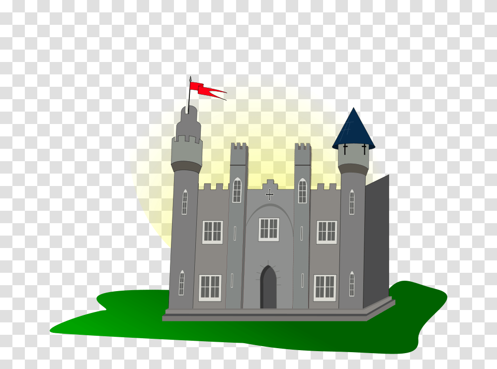 Obi Castle With Flag, Architecture, Building, Dome, Grass Transparent Png