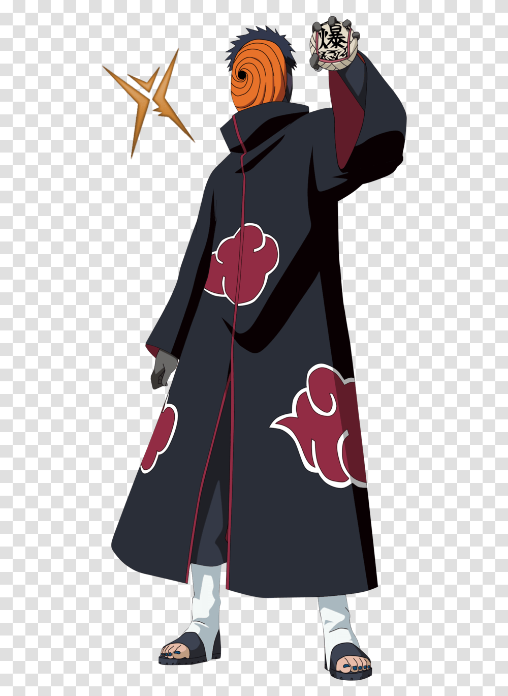 Obito Uchiha Akatsuki Render, Apparel, Fashion, Person Transparent Png