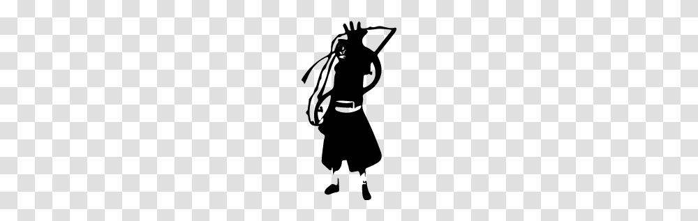 Obito Uchiha Silhouettes Silhouettes Of Obito Uchiha Free, Stencil, Kneeling Transparent Png