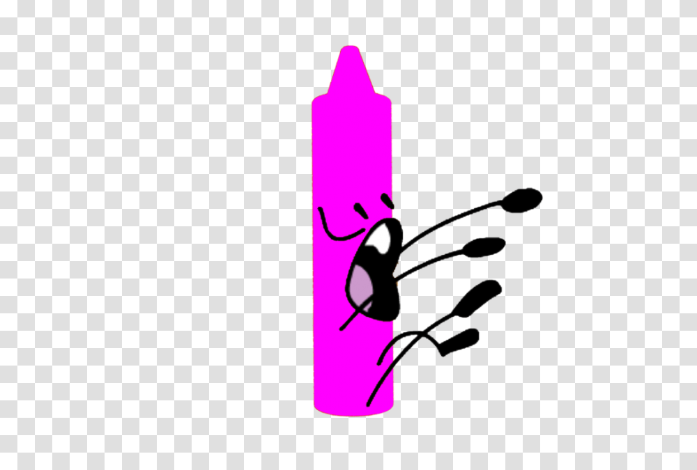 Object Brawl Pink Crayon, Candle, Marker Transparent Png