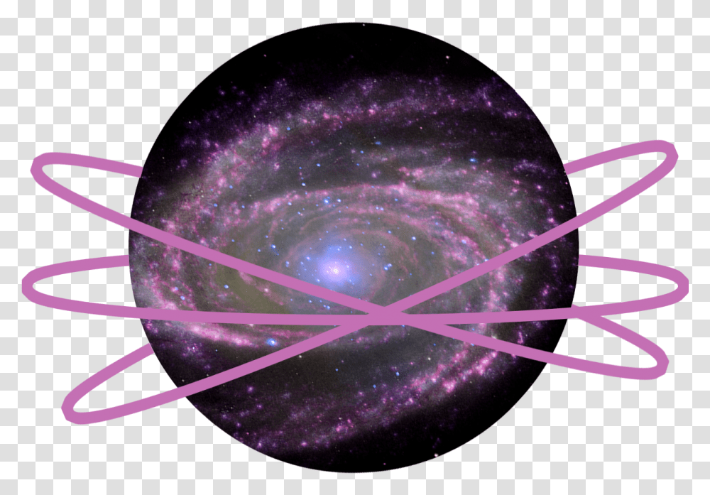 Objectcirclegraphic Galaxymagenta, Outer Space, Astronomy, Nebula, Light Transparent Png