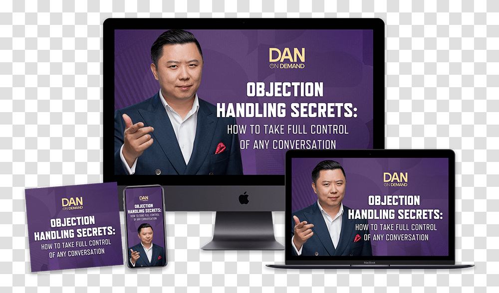 Objection Handling Secrets Video Training Dan Lok Course, Person, Suit, Head, Crowd Transparent Png