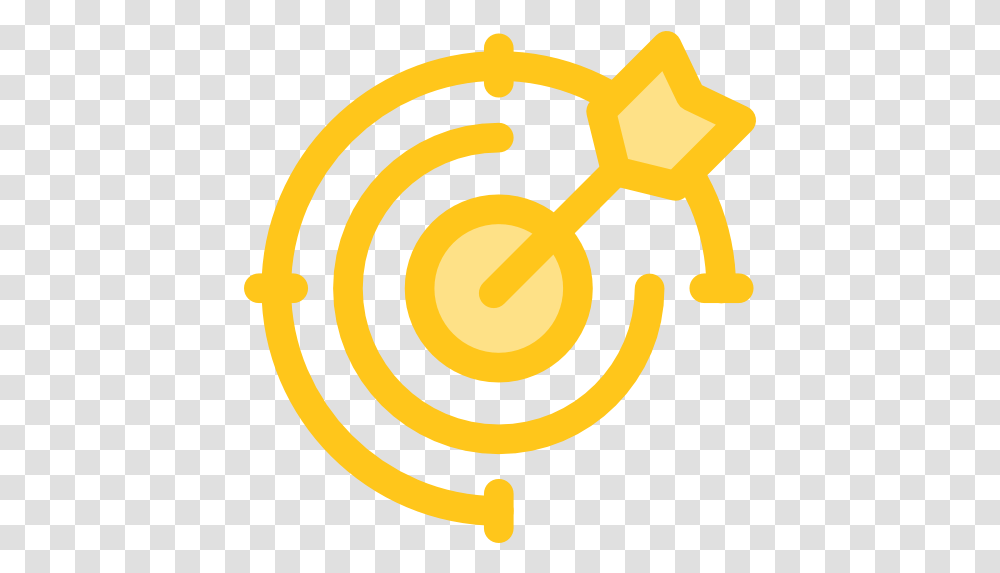 Objective Archery Weapons Archer Seo And Web Arrows Objectives Icon Orange, Symbol, Logo, Trademark, Food Transparent Png