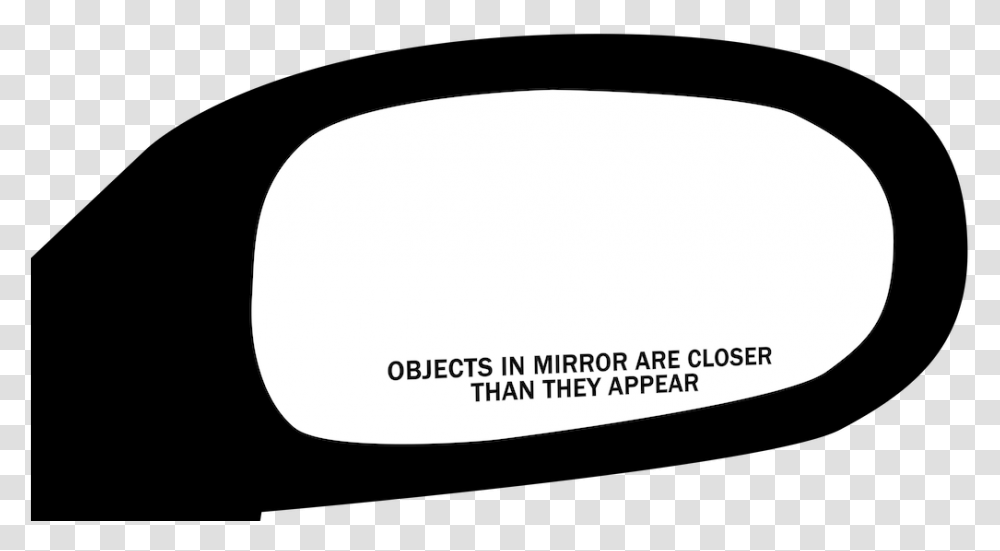 Objects In Mirror Are Closer Than They Appear Text Objects In The Mirror Meme, Car Mirror, Moon, Night, Astronomy Transparent Png