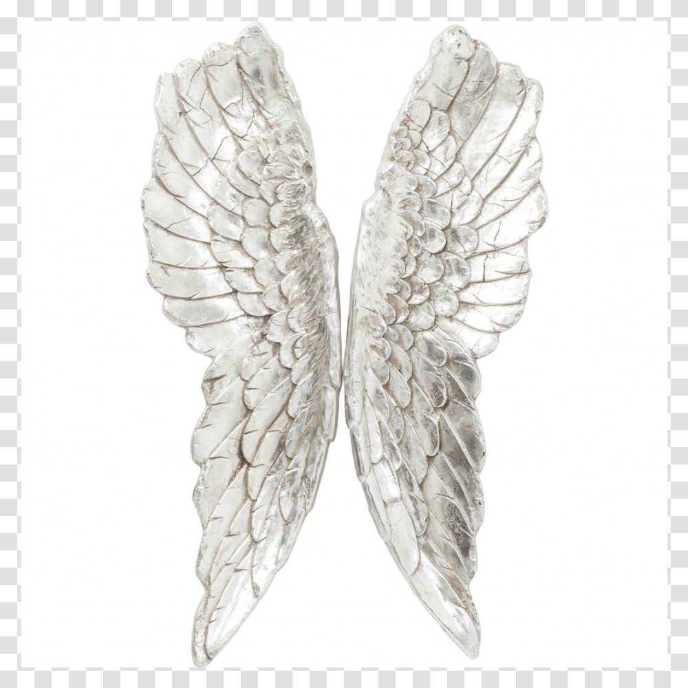Objetos Decorativos Amp Figuras Angel Wing Statue, Jewelry, Accessories, Accessory, Scarf Transparent Png