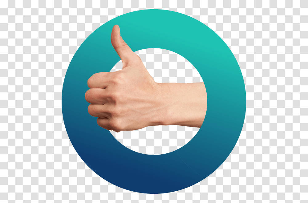 Obrigado Circle, Person, Human, Thumbs Up, Finger Transparent Png