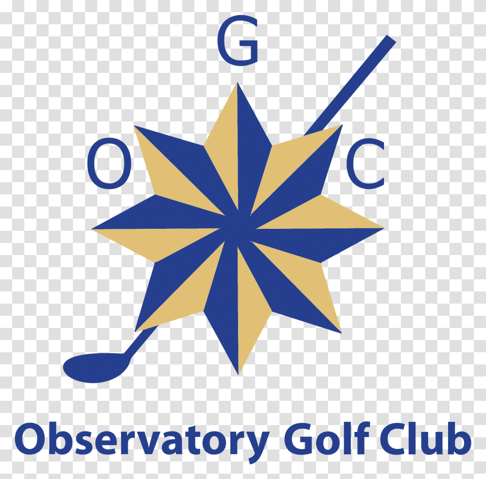 Observatory Golf Club - A Course And For The People Observatory Golf Club Logo, Symbol, Star Symbol, Trademark, Number Transparent Png