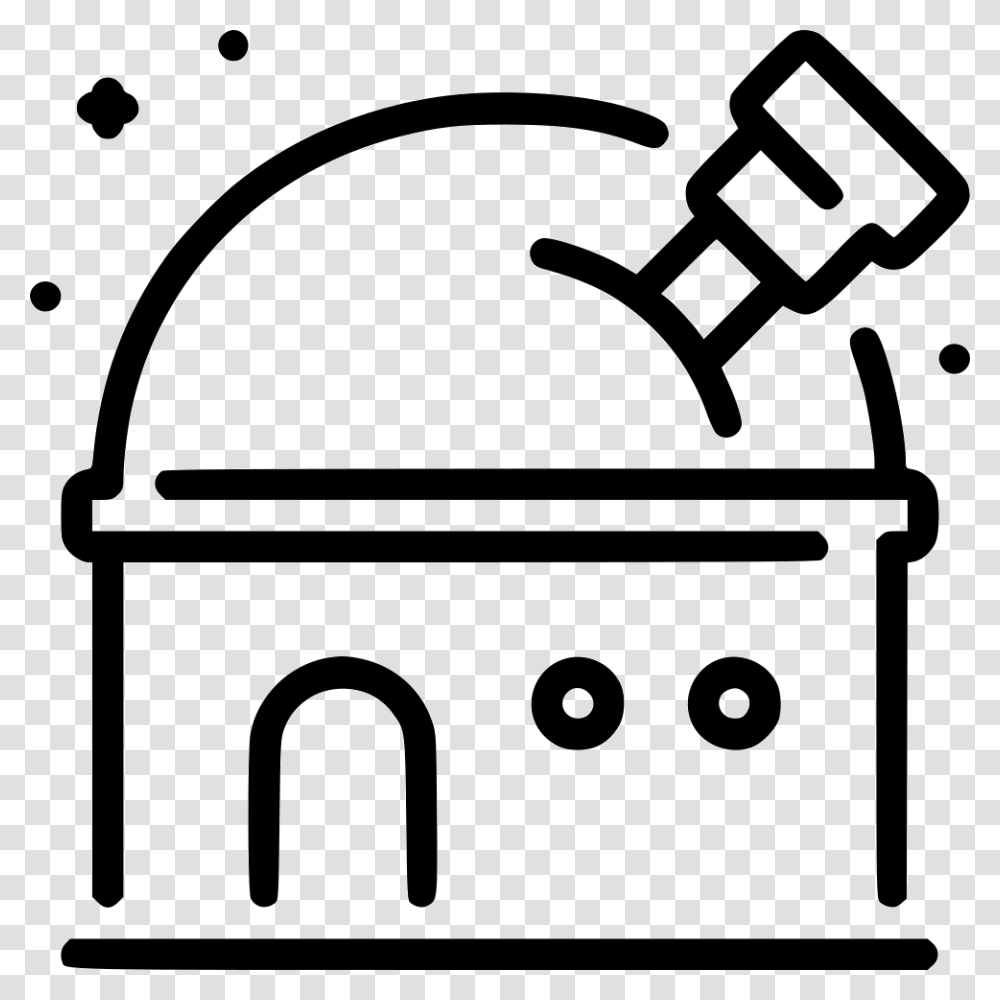 Observatory Star Observatory Icon, Stencil, Lawn Mower, Tool Transparent Png