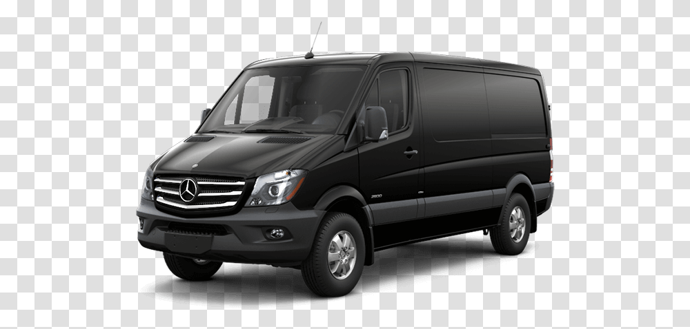 Obsidian Black Metallic 2017 Mercedes Benz Sprinter Passenger Van, Vehicle, Transportation, Minibus, Car Transparent Png