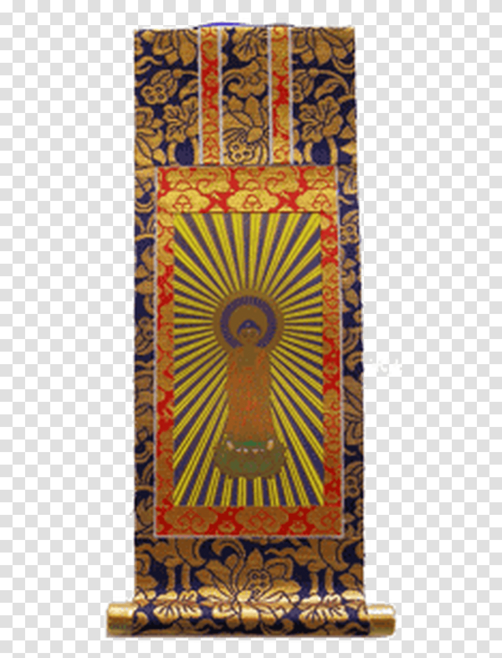 Obutsudan Scroll Of Amida Buddha Motif, Rug, Tapestry, Ornament Transparent Png