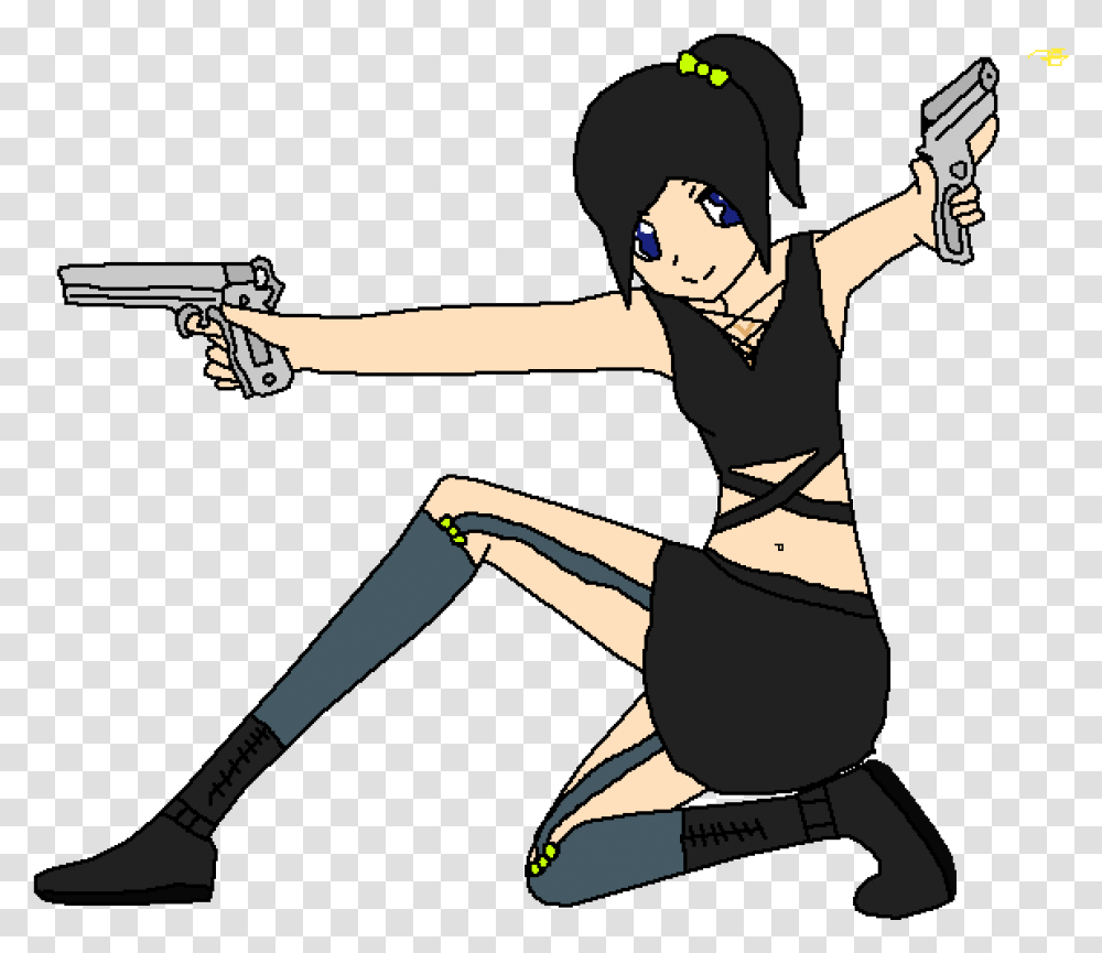 Oc Bases With Gun, Weapon, Person, Handgun, Female Transparent Png