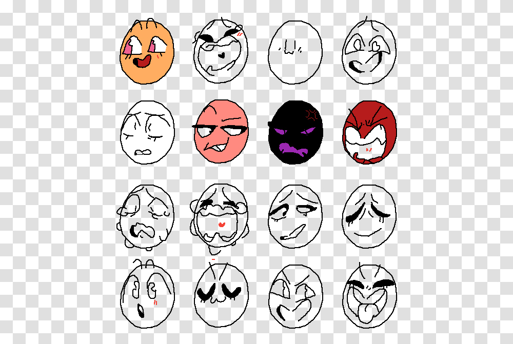 Oc Emotions, Angry Birds, Pac Man, Halloween Transparent Png