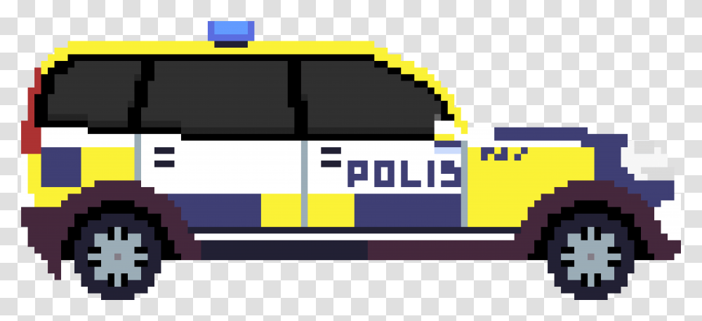 Oc Newbie My Atempt Pixel Art Police Car, Vehicle, Transportation, Scoreboard, Bus Transparent Png