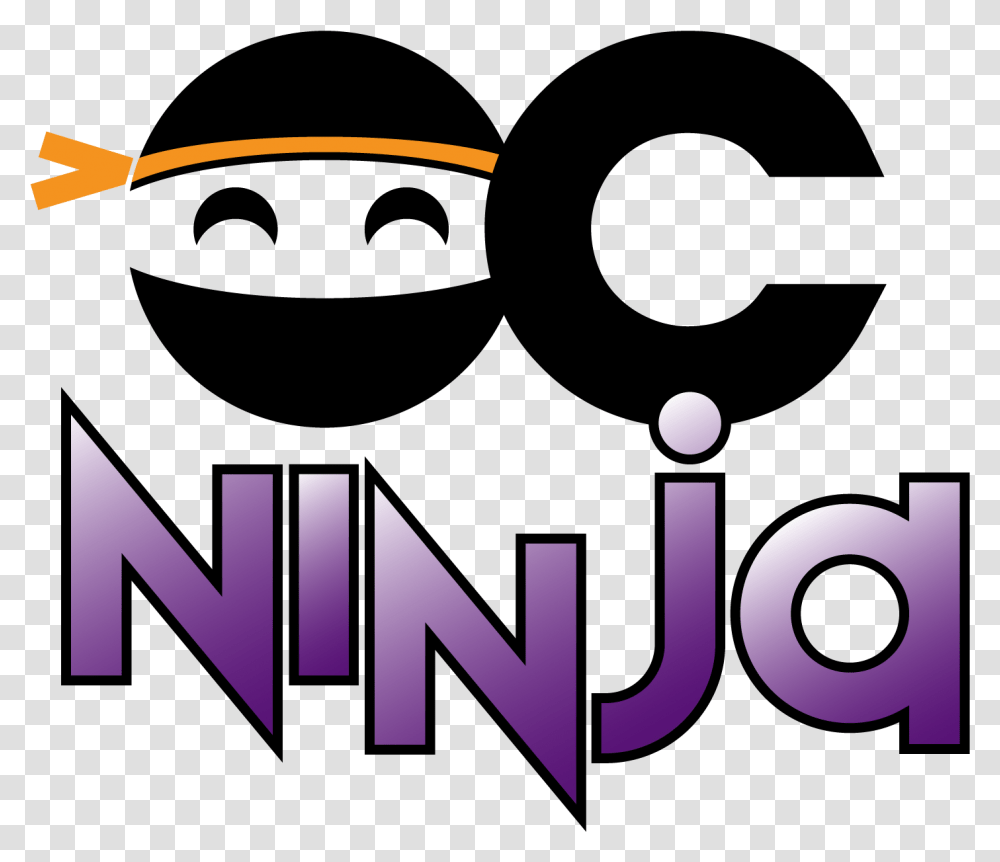 Oc Ninja Graphic Design, Text, Word, Alphabet, Symbol Transparent Png