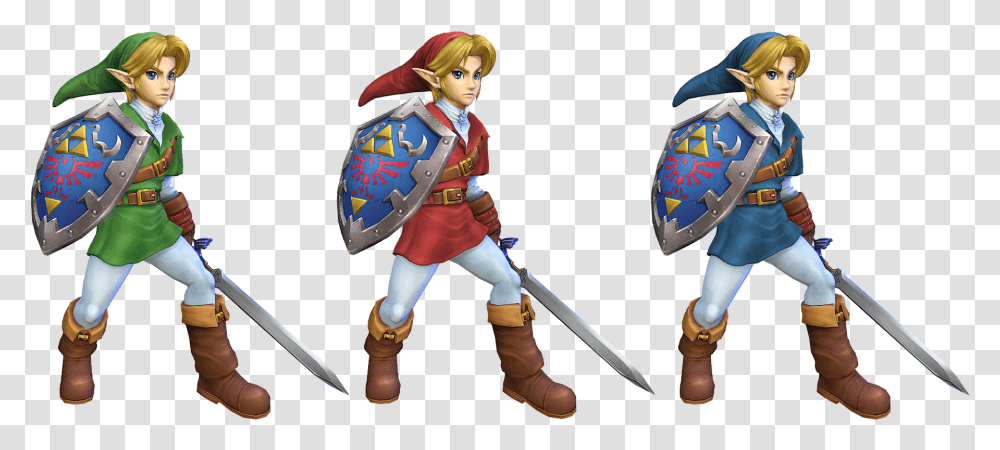 Ocarina Of Time Link Team Colors Oot Link Blue Tunic, Person, Human, Armor, Legend Of Zelda Transparent Png