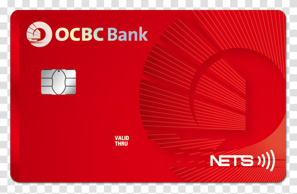 Ocbc Atm Contactless Card Carmine, Credit Card, Label Transparent Png