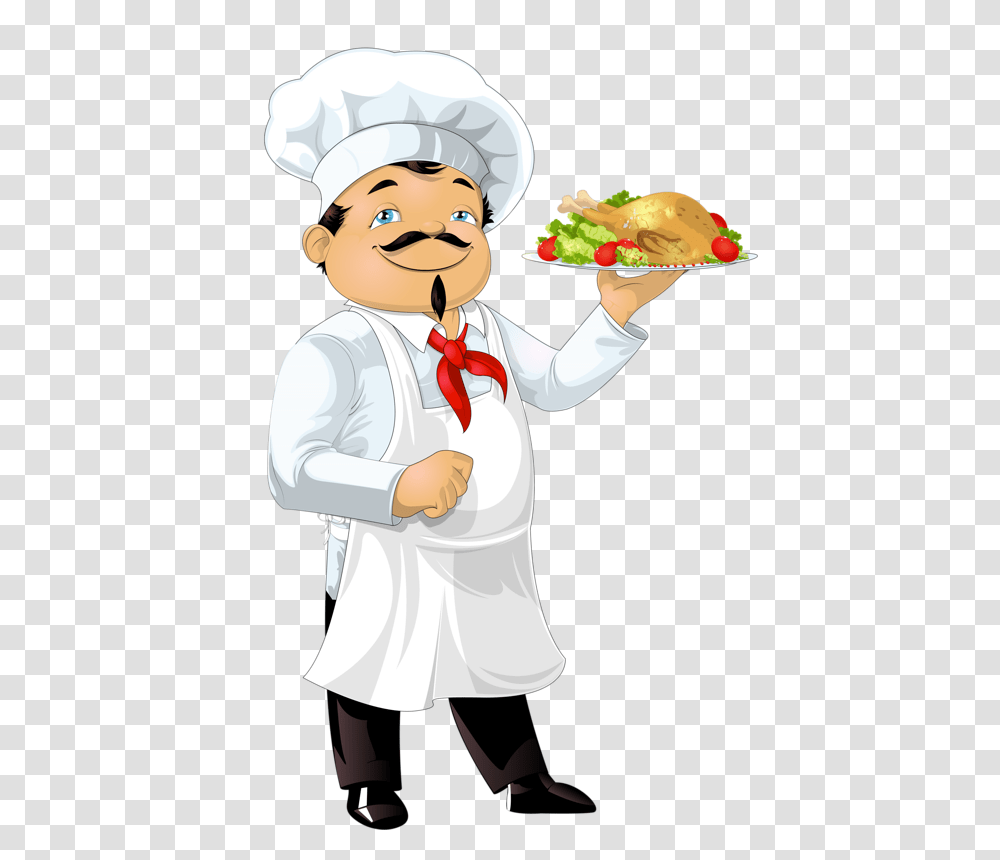 Occupation Roast Chicken Vector, Person, Human, Chef Transparent Png