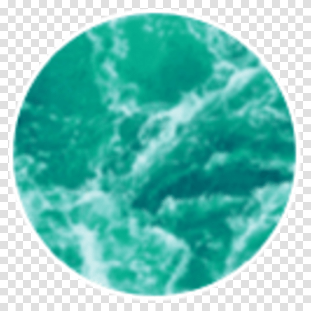 Ocean Background Green Aesthetic Background, Sphere, Astronomy, Moon, Outer Space Transparent Png
