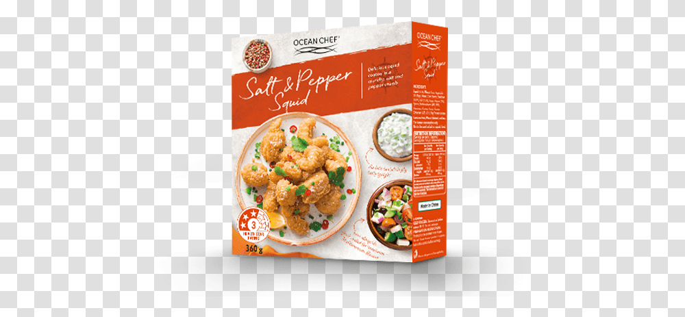 Ocean Chef Squid Salt Amp Pepper, Plant, Poster, Advertisement, Cauliflower Transparent Png