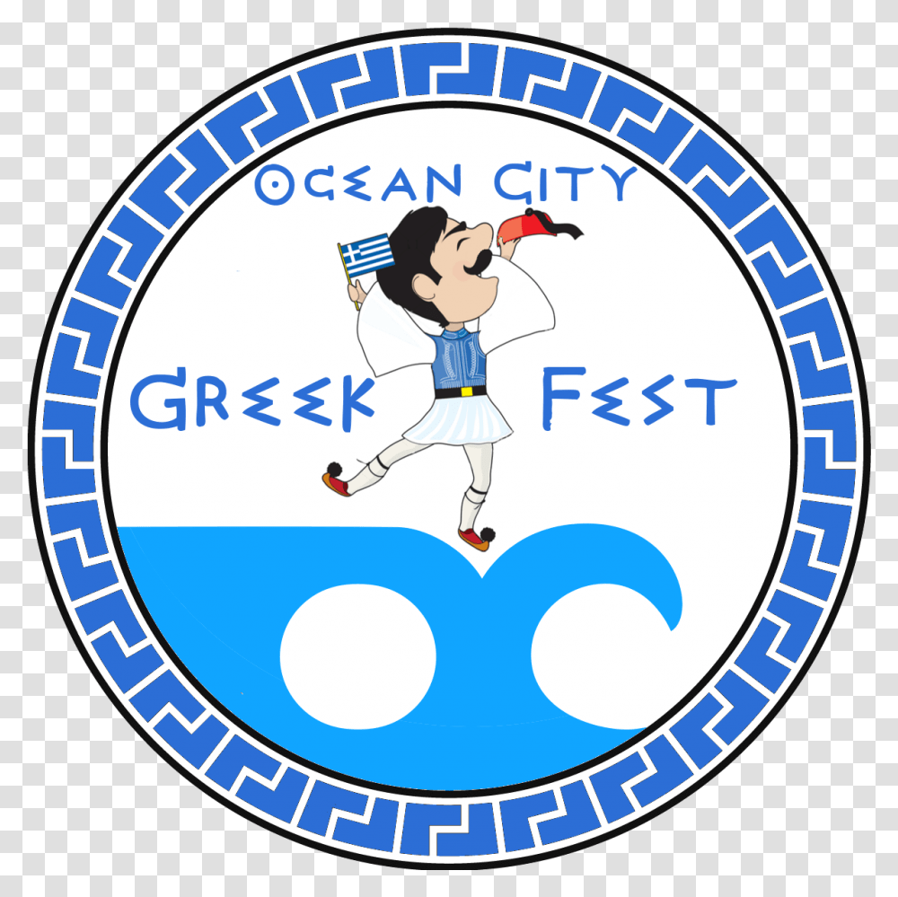 Ocean City Greek Festival Logo Ocean City Greek Festival, Label, Text, Symbol, Poster Transparent Png