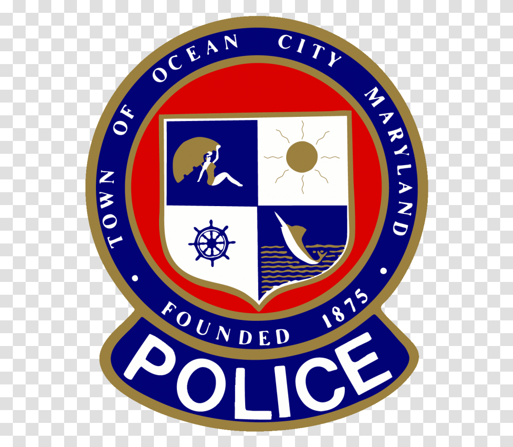 Ocean City Police Department, Logo, Trademark, Emblem Transparent Png