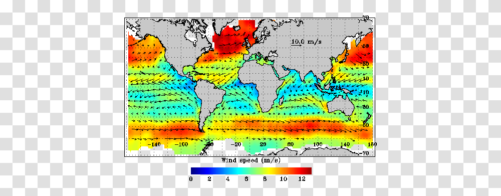 Ocean Currents Prevailing Winds, Map, Diagram, Plot, Atlas Transparent Png