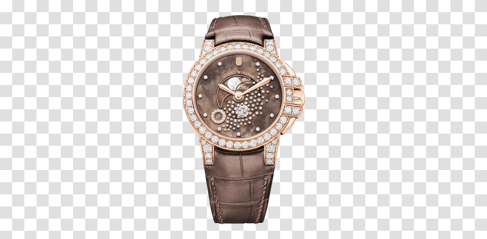 Ocean Moon Phase 36mm Harry Winston Ocean Moon Phase, Wristwatch, Analog Clock, Wall Clock Transparent Png