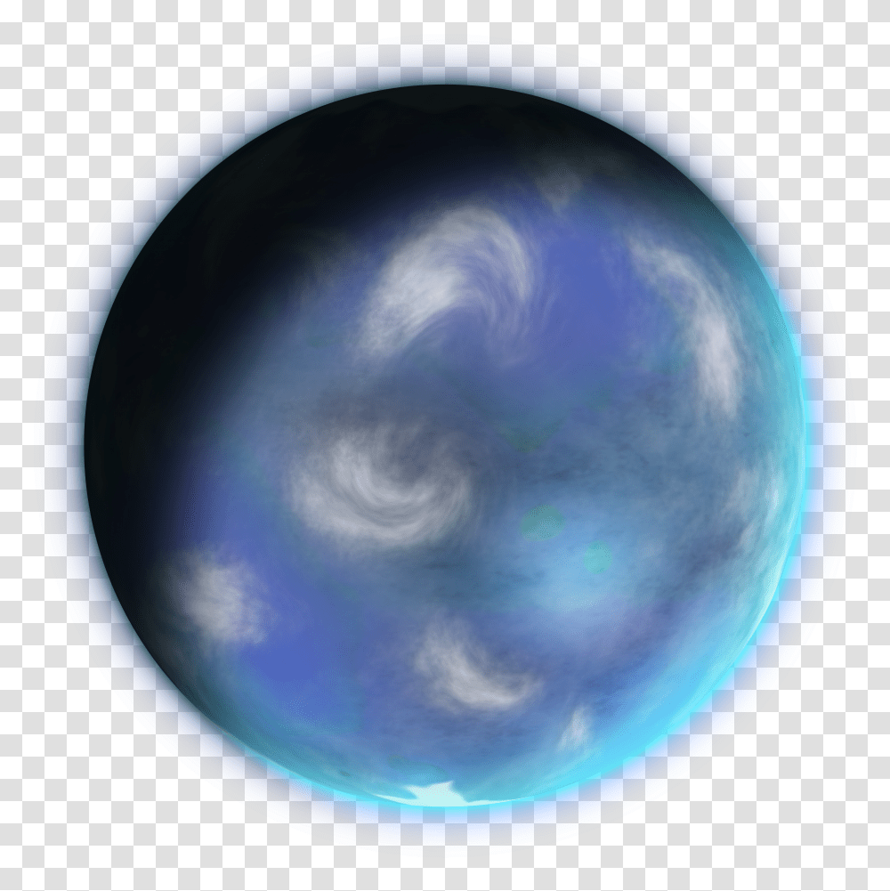 Ocean Planet Circle Transparent Png