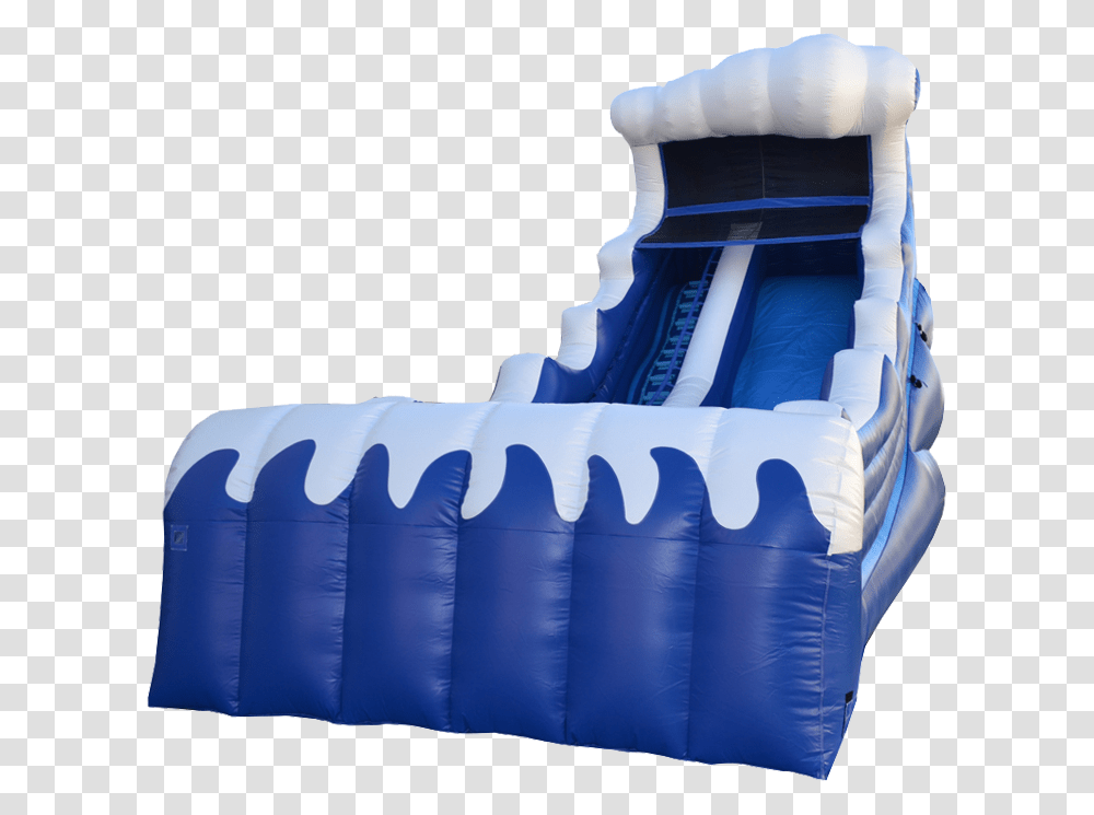 Ocean Slide Rental Front View From Austin Bounce House Inflatable, Cushion, Crib, Furniture, Outdoors Transparent Png