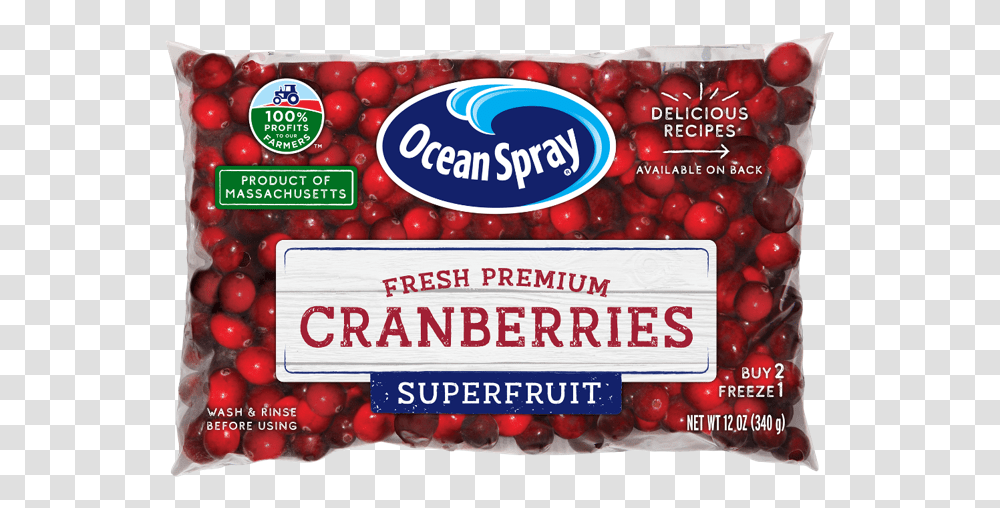 Ocean Spray Cranberry Fruit, Plant, Food, Produce, Cherry Transparent Png