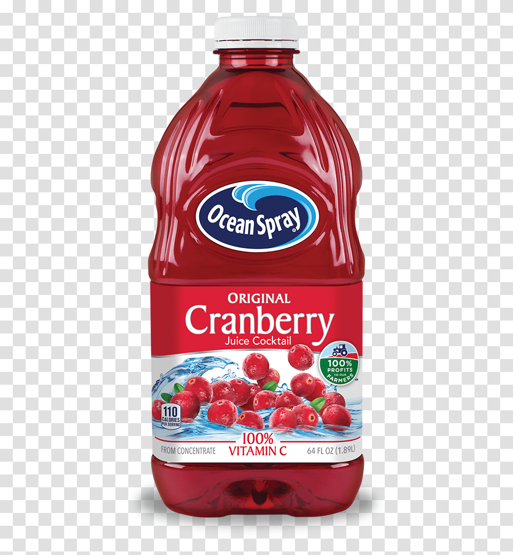Ocean Spray Logo Ocean Spray Cranberry, Food, Plant, Ketchup, Sliced Transparent Png