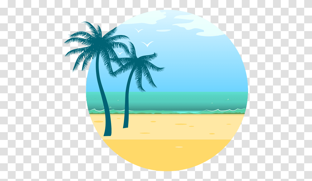 Ocean Water Beach Background, Plant, Tree, Tropical, Outdoors Transparent Png