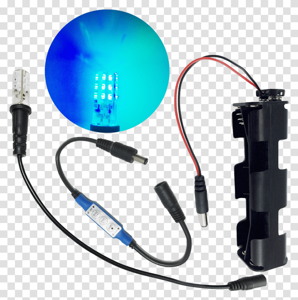 Ocean Water Lighting Kit Usb Cable, Electronics, Adapter, Electrical Device, Shower Faucet Transparent Png