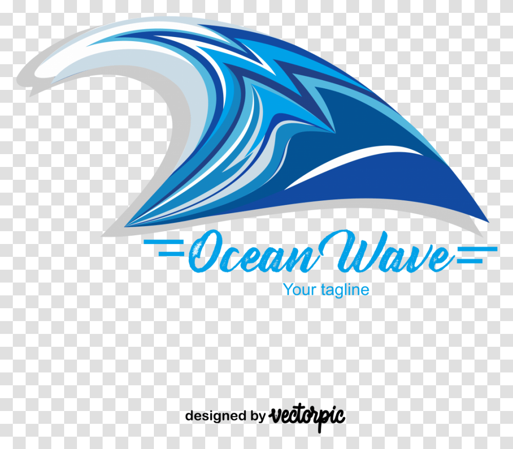 Ocean Wave Logo Free Vector Vertical, Sea, Outdoors, Water, Nature Transparent Png