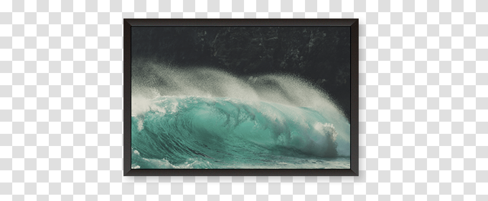 Ocean Waves Picture Frame, Sea, Outdoors, Water, Nature Transparent Png