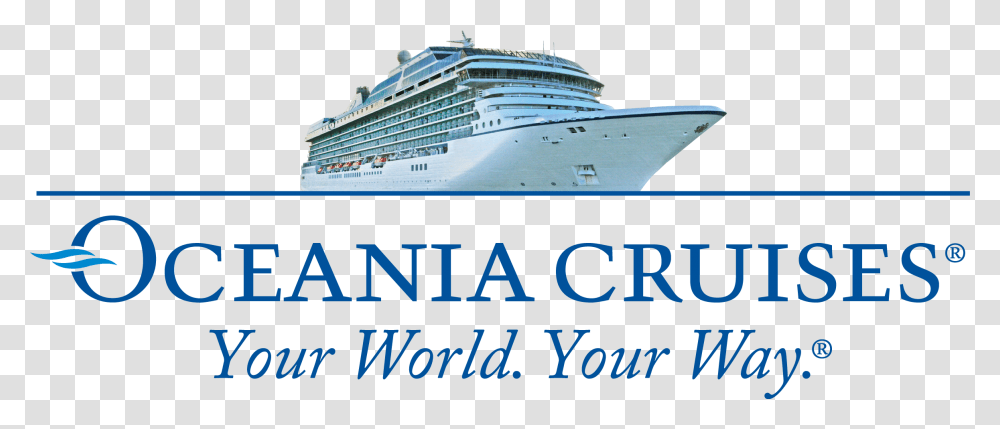 Oceania Cruise Logo Oceania Cruises, Boat, Vehicle, Transportation, Cruise Ship Transparent Png