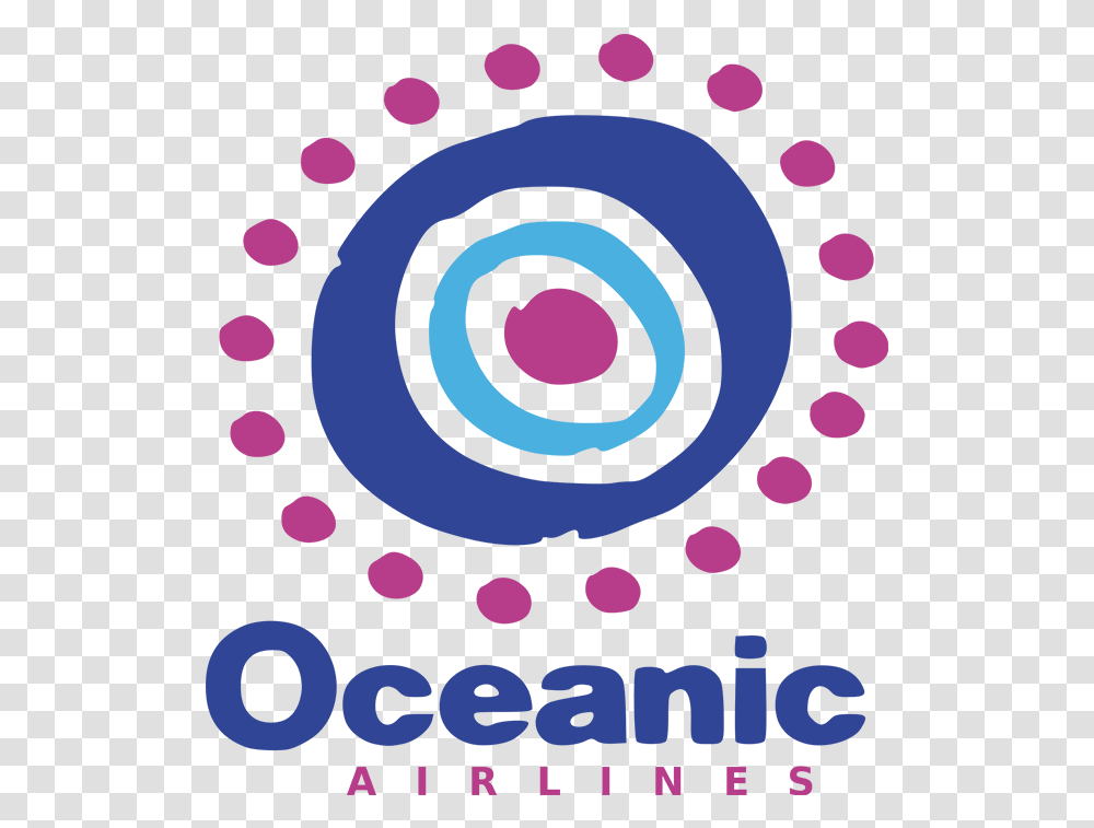 Oceanic Airlines Wikiwand Oceanic Airlines Logo, Spiral, Coil, Poster, Advertisement Transparent Png