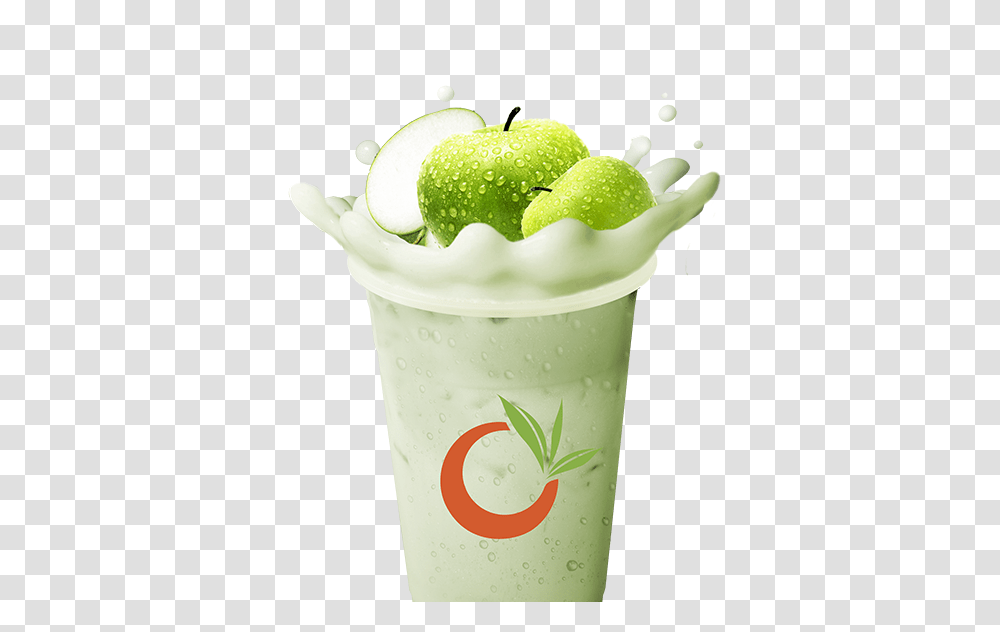 Ochaya Apple Milk Tea, Plant, Food, Fruit, Beverage Transparent Png