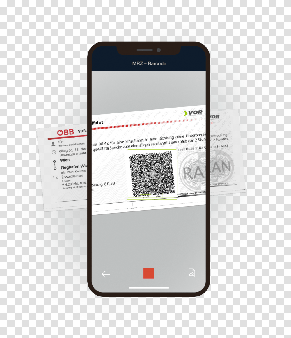 Ocr Barcode Reader By Smart Engines Iphone, Mobile Phone, Electronics, Cell Phone, QR Code Transparent Png