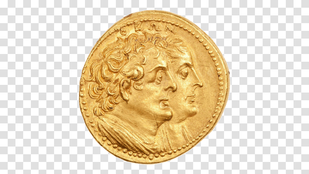 Octadrachm Coin, Gold, Rug, Money, Painting Transparent Png