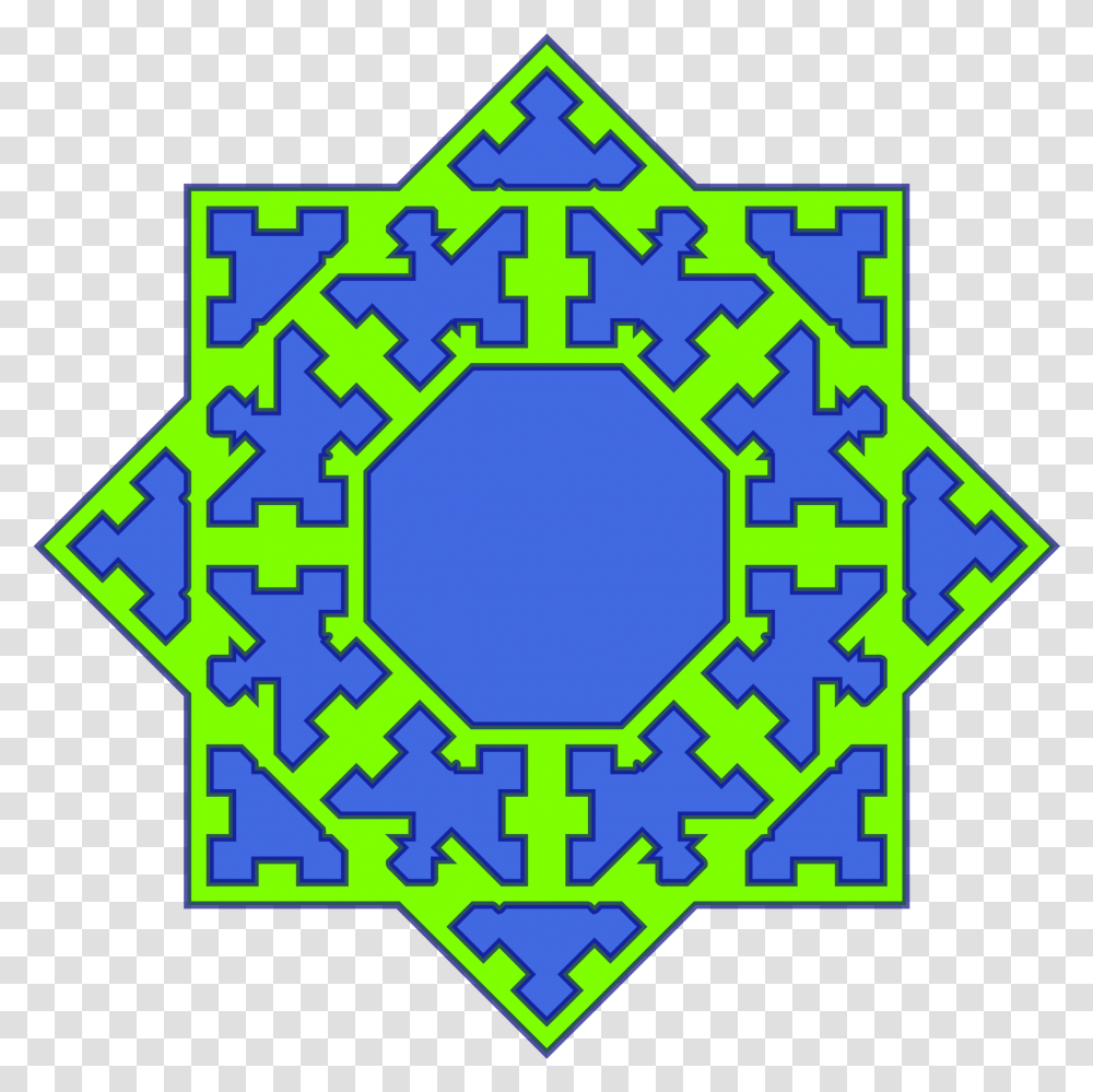 Octagon Derived Pattern Icon, Fractal, Ornament Transparent Png