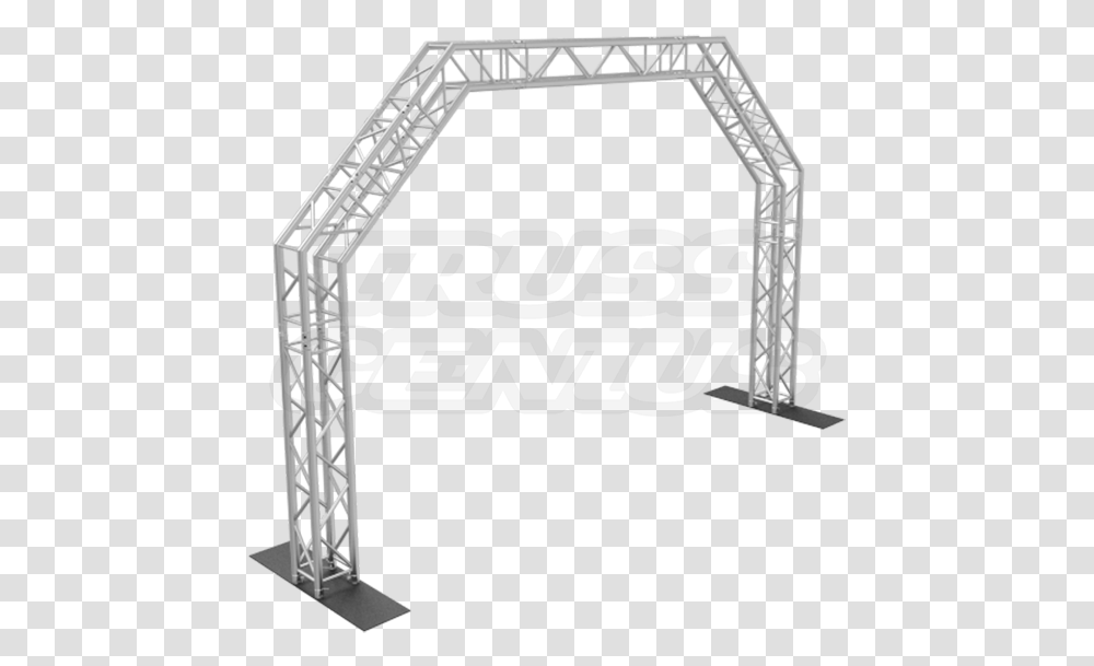 Octagon Goal Post Truss System Arch Truss, Architecture, Building, Arched, Diamond Transparent Png