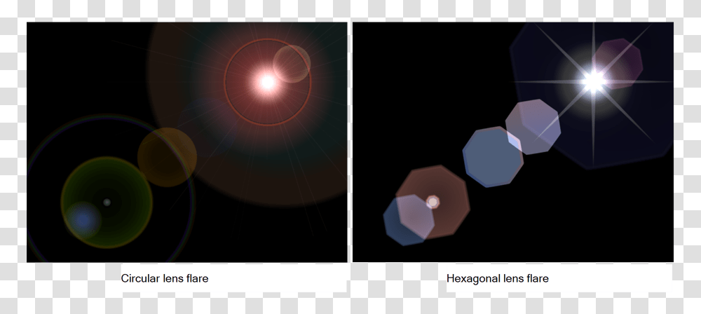 Octagon Lens Flare, Light, Astronomy Transparent Png
