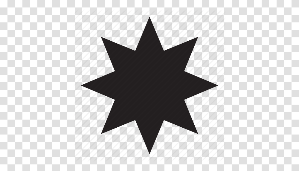 Octagonal Shape Star Icon, Cross, Star Symbol, Leaf Transparent Png