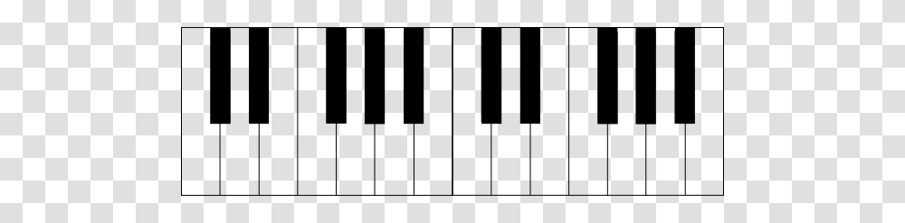 Octave Piano Keys Clip Art, Electronics, Keyboard Transparent Png