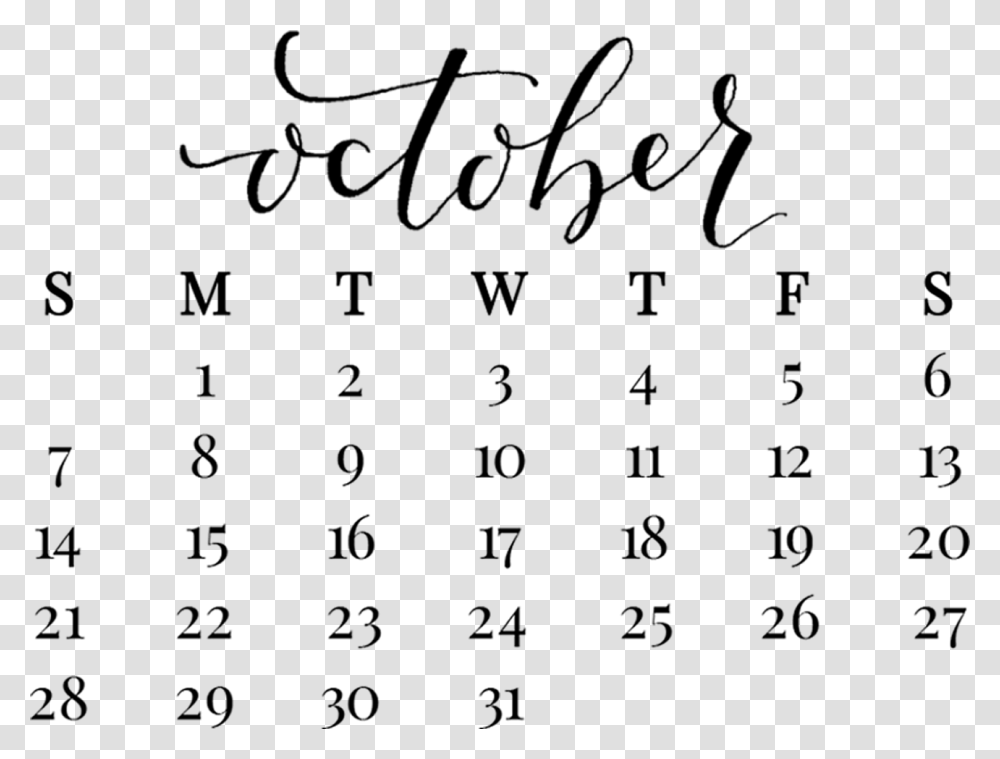 October Calendar 2019, Gray, World Of Warcraft Transparent Png
