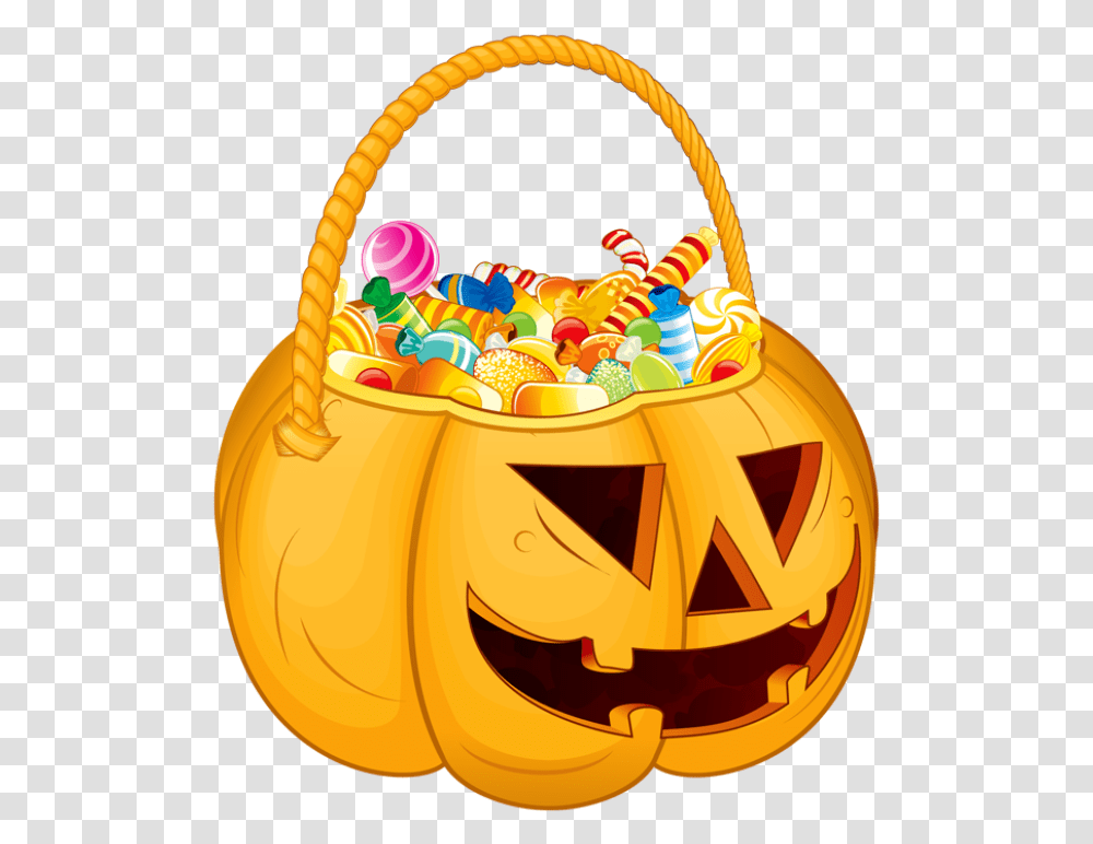 October Clipart Candy Trick Or Treat Bag, Birthday Cake, Dessert, Food, Plant Transparent Png
