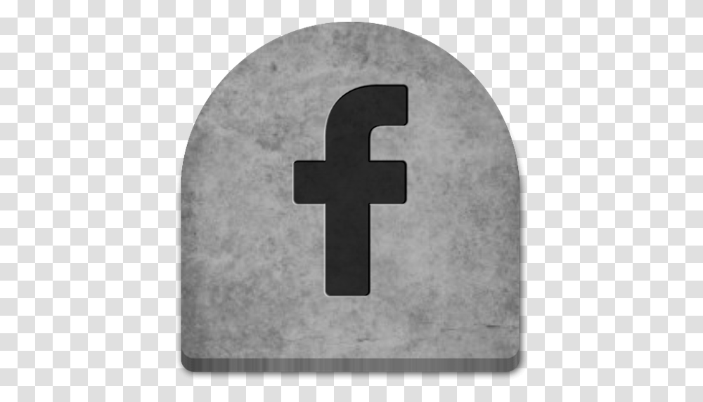 October Spooky Gray Facebook Creepy Spooky Halloween Facebook Icon, Symbol, Cross, Text, Tomb Transparent Png